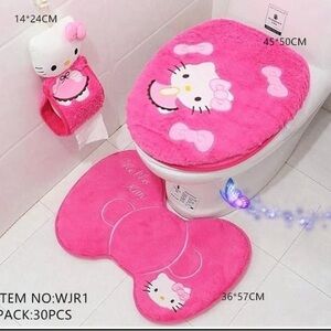 Hello kitty bathroom 3 piece set